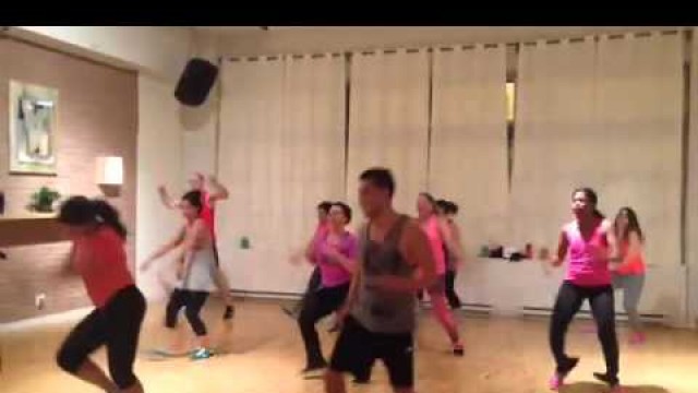 'This is what happens during a #cize class at Mambo Fit Studio! We dance, we sweat, we smile!!!'