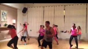 'This is what happens during a #cize class at Mambo Fit Studio! We dance, we sweat, we smile!!!'