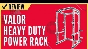 'Valor Fitness BD-33 Heavy Duty Power Rack/Squat Rack w/Available Power Cage Bundle Review'