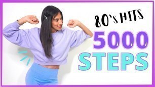 '80s WALKING Workout ⎟ 5000 STEPS in 30 min ⎟ Walk at Home  ⎟  5000 Pasos en Casa Musica de los 80s'