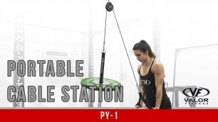 'Valor Fitness PY-1, Portable Cable Station'