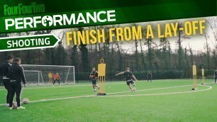 'Soccer shooting exercise | How to finish from a lay-off drill | Swansea City Academy'