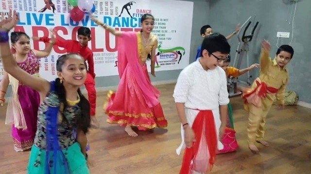 'Janmashtmi CelebrationAbsolute Dance Music n Fitness Nayagaon Chandigarh Performance of senior kids'