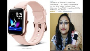 'LINTELEK SMART WATCH.UNBOXING AND REVIEW!!! Watch Compatible with iOS, Android for Men, Women'