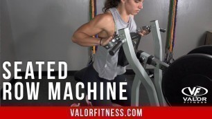'Valor Fitness CB-14, Seated Row Machine'