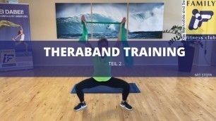 'FAMILY fitness club Leverkusen Theraband Training mit Steffi'