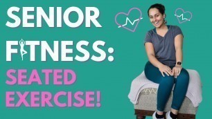 'Senior Fitness - Seated Exercise MM Mixed Music | Fitness And Exercise || Rosaria Barreto'