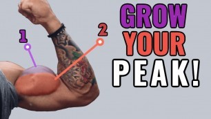 'How to Grow Your Biceps Peak (4 Science-Based Tips)'