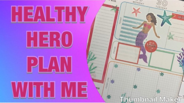 'FITNESS PLAN WITH ME FT. FITNESS BLENDER | THE HAPPY PLANNER'