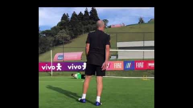 'Brazil full training - fitness, goalkeeper drills, rondo etc'