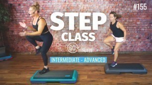 'Step aerobics Intermediate to Advanced 80\'s Sweat Fest Cardio Workout!'