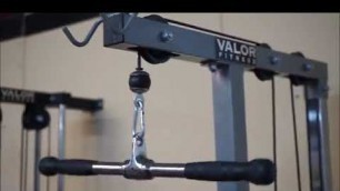 'Valor Fitness MB-20, 20\" Solid Steel Lat Bar'