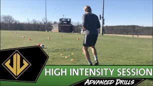 'High Intensity Soccer Drills - Advanced Session - Speed & Agility - Conditioning'