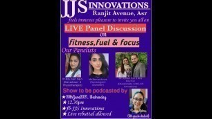 'JJS INNOVATIONS PRESENTS Fitness,Fuel And Focus|| JJS INNOVATIONS LIVE PODCAST||'