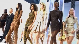 'Fashion Show Balmain Spring Summer 2022 - Beautiful Exotic Style'