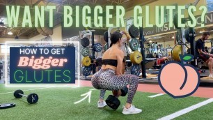 'DO THESE 4 EXERCISES TO GROW YOUR GLUTES'