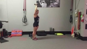 'DB Lunge - 1-Arm Overhead Hold | Rippel Effect Fitness'