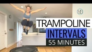 'Trampoline Intervals Workout | at Home Rebound | Upper Body and Cardio | Intermediate to Advanced'