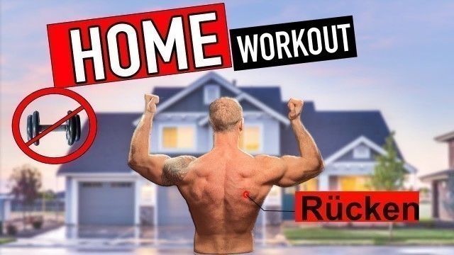 'Rücken Übungen zu Hause / ohne Equipment  / Home Workout'