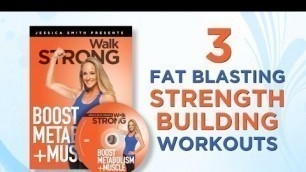 'Boost Metabolism + Muscle with our metabolic conditioning strength training home circuit workouts!'