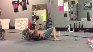 'Turkish Get-Up: Cervical Rotations with KB | Rippel Effect Fitness'