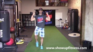 'Side Step Ups (Military Press) - Show Up Fitness'