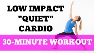 'Fat Burning Cardio Low Impact Quiet Barefoot - Full 30-Minute Workout (Cardio Mat Fusion 2)'
