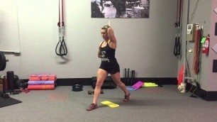 'Split Squat - Dowel Along Spine | Rippel Effect Fitness'