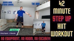 '42 Minute Step Up Advance HIIT - The Xian From Adams Home Fitness Channel'