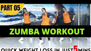 'Basic Zumba Steps for Beginners | Part5 | Quick Weight Loss | Easy Workout at Home | Step Up Fitness'