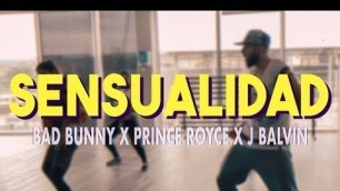 'Sensualidad - Bad Bunny X Prince Royce X J Balvin | Zumba Fitness (Coreografía)'