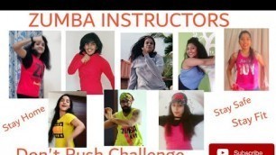 'Zumba Fitness | Don\'t rush challenge | Quarantine | Bouje | Stay Home | Stay Safe | Stay Fit'