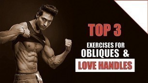 'Top 3 Exercises to Develop Obliques & Burn Love Handles Fat | Guru Mann\'s Pick'