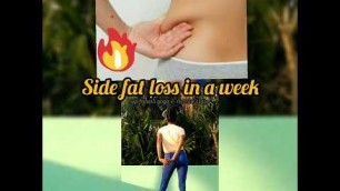 'Best_exercise_for_side_fat_remove (no jumping) #yoga #weightloss #exercise #bellyfatlose #shortvideo'