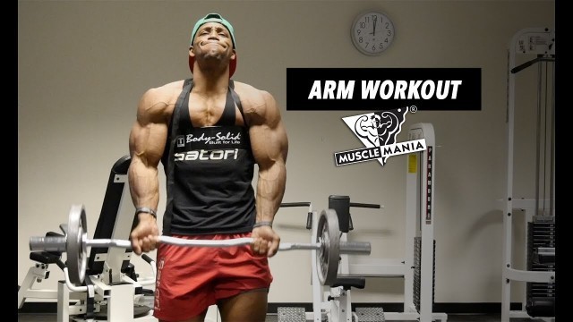 'Bicep Workouts| One Week Out | 2017 Musclemania Fitness Universe'