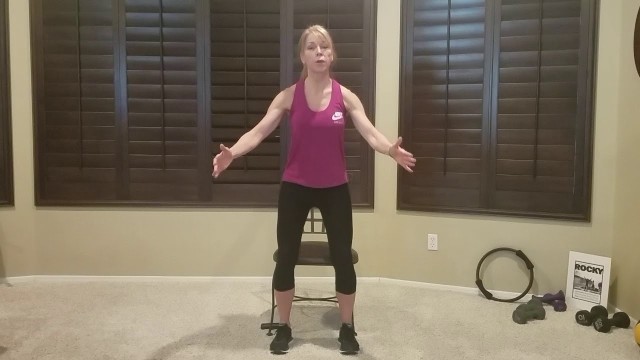 'Coordination/Cardio/Balance w/Nancy, GCC Fitness, chair support'