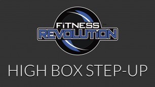'High Box Step Up - Fitness Revolution'