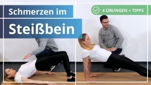 '4 Übungen gegen Steißbeinschmerzen + unsere besten Tipps zur Vorbeugung'