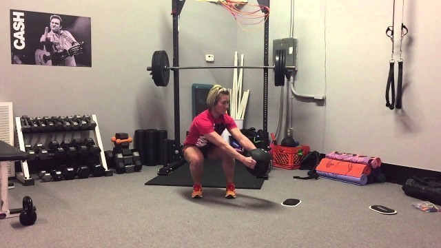 'Medicine Ball Squat with Reach | Rippel Effect Fitness'