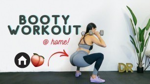 'BOOTY WORKOUT AT HOME // FOLLOW ALONG'