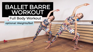'60 Min FULL BODY Barre Workout | Strengthening & Toning Exercises'