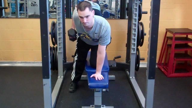 'GCC PED172 Pulling Exercises Dumbbell Row'