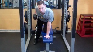 'GCC PED172 Pulling Exercises Dumbbell Row'