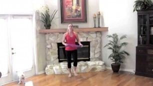 '10 Minute Toning Walk II - Indoor Walk With Resistance Band for Beginners'