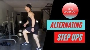 'Step Ups | How to do Alternating Step Ups | K Squared Fitness'