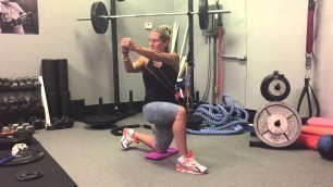 'Band Half-Kneeling Lift with Rotation | Rippel Effect Fitness'