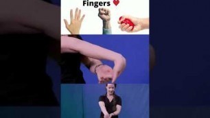 'Home Fitness Challenge | Exercises For Fingers | Elongate and slim fingers ♥️for beautiful hands #6'