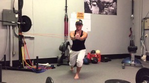 'Band Reverse Lunge Anti-Rotation 1 | Rippel Effect Fitness'