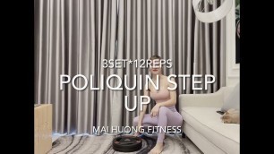 'Poliquin Step up - 3set*12reps - Mai Huong Fitness'