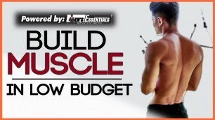 'LOW BUDGET Body Building Tips for INDIAN MEN | BUILD Muscle In a TIGHT BUDGET | Mayank Bhattacharya'